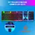 Kit Teclado e Mouse LED RGB Gamer Com Fio USB Semi-Mecânico Lehmox Preto - loja online