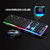 Kit Teclado e Mouse LED RGB Gamer Com Fio USB Semi-Mecânico Lehmox Preto - comprar online
