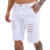 Bermuda Masculina Jeans Branco: Estilo Fresco e Descontraído - comprar online