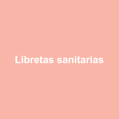 Banner de la categoría Libretas SANITARIAS