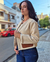 Chaqueta Lauren de color beige x EMERALD AWS25
