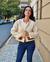 Chaqueta Lauren de color beige x EMERALD AWS25