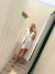 Short Claire sastrero blanco_Agustina Rico x Emerald