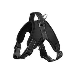 Pretal Arnes Acolchonado Pechera Para Perros NEGRO M