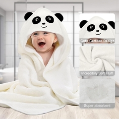 Toallon con Capucha de Panda Infantil