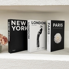 Libro Decorativo Paris New York London en internet