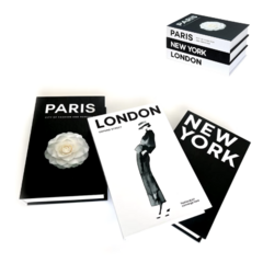 Libro Decorativo Paris New York London - tienda online