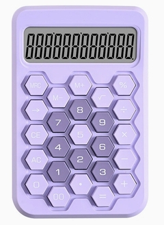 Calculadora de Escritorio Botones Hexagonales Violeta - comprar online