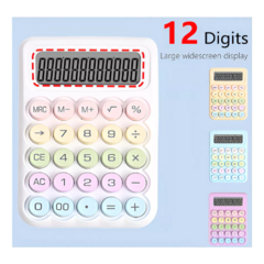 Calculadora Teclas Redondas 12 Digitos Blanco en internet