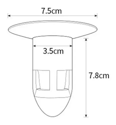 Tapon Filtro Bacha Pileta Rejilla Cocina Anti Olor Insectos - comprar online