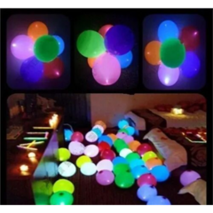 Globos con Luz RGB x5 Unidades - Rojas247