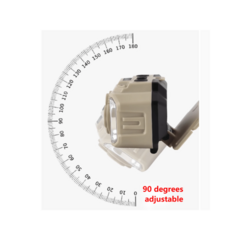 Linterna Minero Recargable 1 COB + 5 Leds - Rojas247