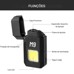 Linterna Encendedor Recargable con Destapador - comprar online