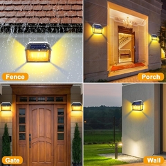 Luz Exterior de 3 Focos con Panel Solar - Rojas247