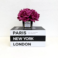 Libro Decorativo Paris New York London - Rojas247