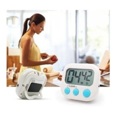 Temporizador Timer Digital De Cocina Con Iman Y Sujetador