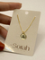 COLAR MEDALHA INICIAL PP PERSONALIZADA OURO - loja online