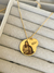 COLAR MEDALHA REDONDA DUPLO PERSONALIZADA OURO M & PP na internet