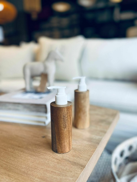 Dispenser jabón de madera - comprar online