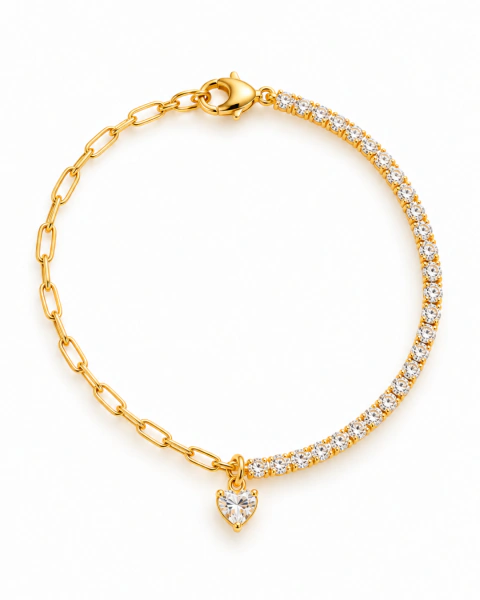 Pulseira Elo Coração