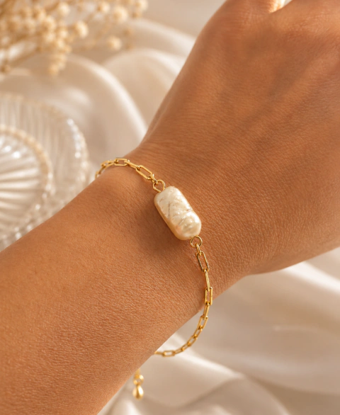 Pulseira Pérola Barroca