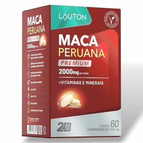 Maca Peruana Lauton Nutrition Premium 200mg 60 Comprimidos - comprar online