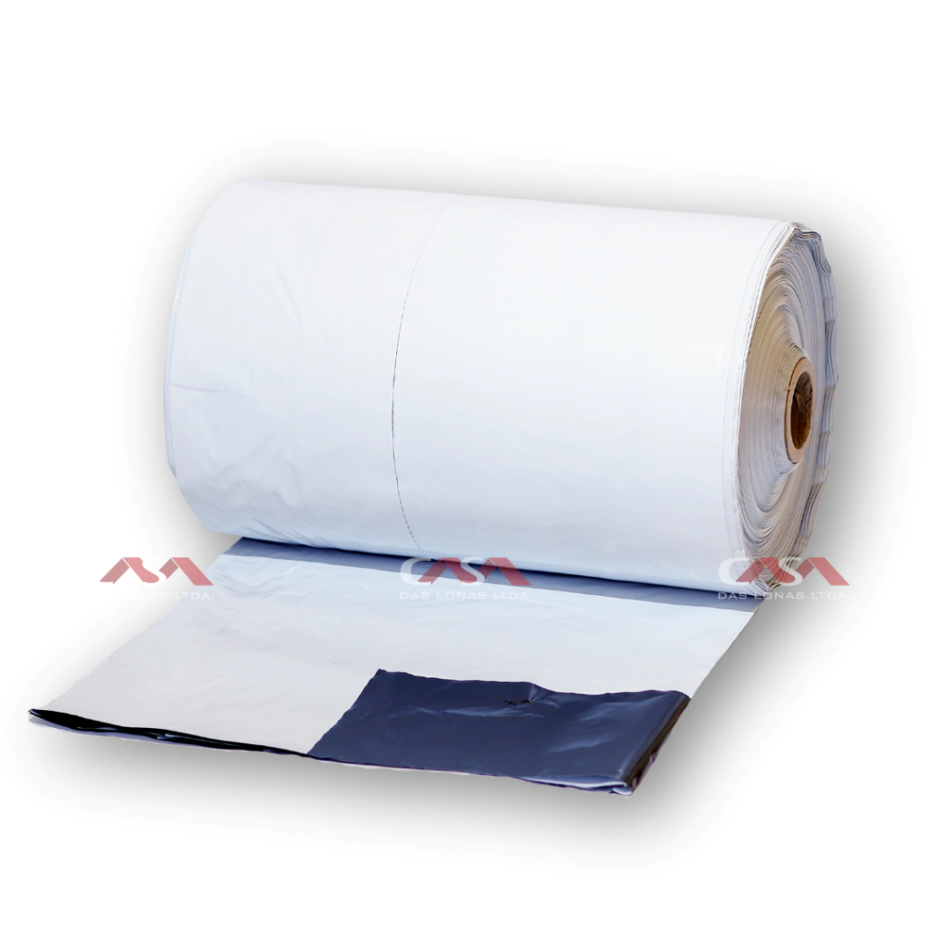 Lona duplaface (preta e branca)