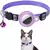 Coleira localizadora para gatos, com LED, adaptável para Apple AirTag