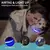 Coleira localizadora para cães, com LED, adaptável para Apple AirTag, impermeável - loja online
