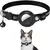 Coleira localizadora para gatos, com LED, adaptável para Apple AirTag