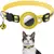 Coleira localizadora para gatos, com LED, adaptável para Apple AirTag