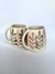 Mini taza hojitas rosas y verdes - comprar online