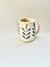Mini taza hojitas azules