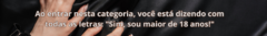 Banner da categoria Mundo Adulto