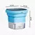 Mini Máquina de Lavar Roupa Portátil - AZUL - Espaço & Inspiração