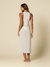 Vestido Tulum Tule - Off White - Salar