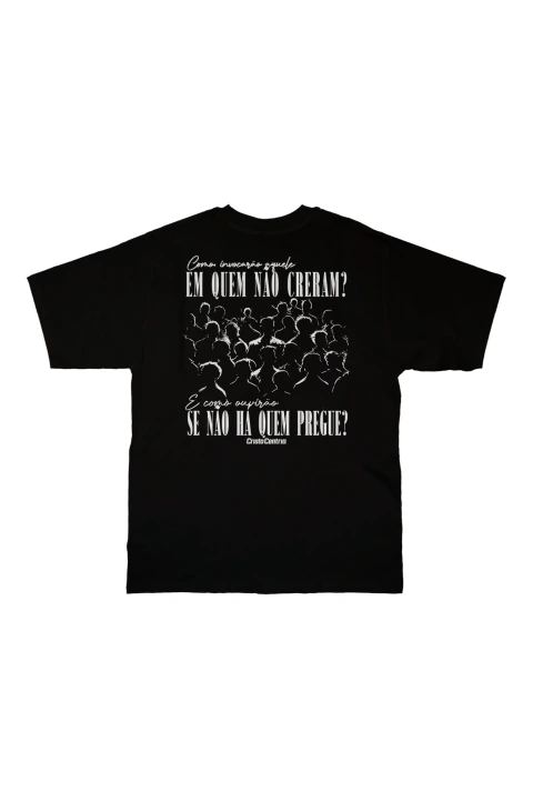 Camiseta Oversized Como Ouvirão