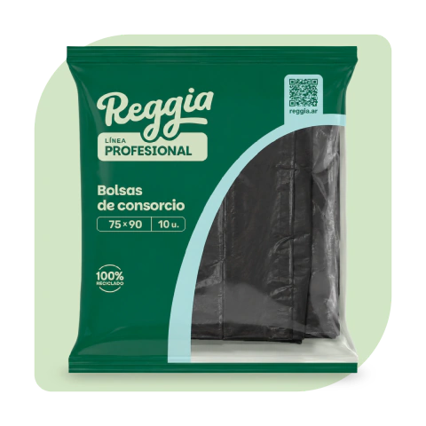 Bolsas flowpack negras - Reggia