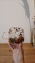Taza doble vidrio de flores multicolor - comprar online