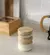Vaso de vidrio Lulú con tapa bambú y sorbete