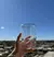 Vaso doble vidrio nube