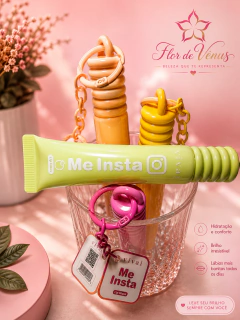 Lip Gloss Me Insta com Chaveiro
