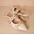 Slingback Luzanni Bico Fino Off White na internet