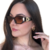 Óculos de Sol Mya - Marrom - Feminino - comprar online