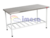 Mesa 1,50x0,70 tampo Inox 430 pés e grade epóxi desmontavel - Imeca