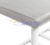 Mesa 1,50x0,70 tampo Inox 430 pés e grade epóxi desmontavel - Imeca - comprar online