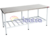 Mesa 1,90x0,90 tampo inox 430 com pés e grade epóxi desmontavel - Imeca