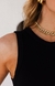 Regata Zara Cropped Canelada Sem Costura Preta na internet