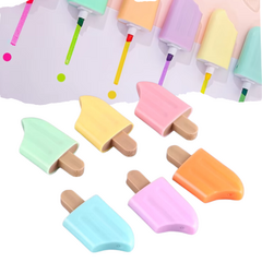 Resaltadores Pastel con Diseño de Helados - comprar online