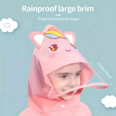 Poncho Pilotin para Lluvia Unicornio Talle M - Mercado para vos